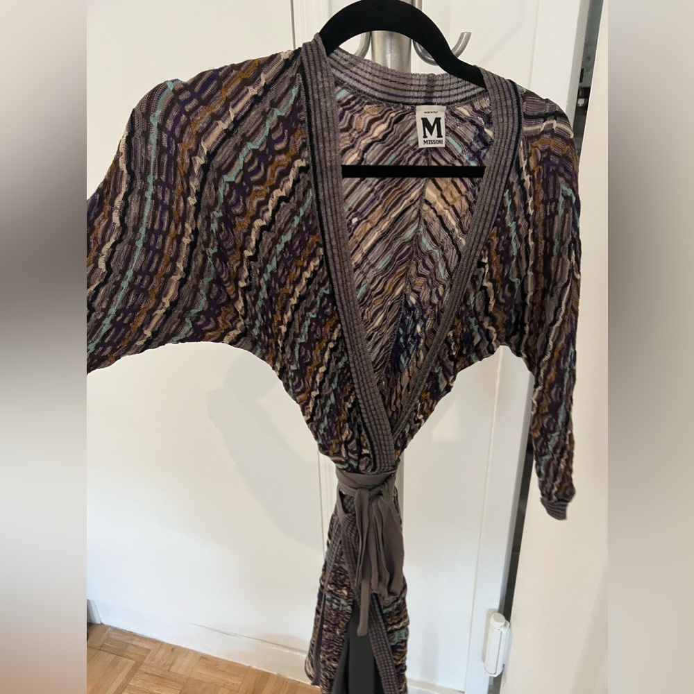 SOLD Missoni authentic women's wrap dress patterned